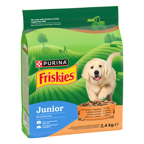 FRISKIES JUNIOR, s piletinom, 2,4kg 
