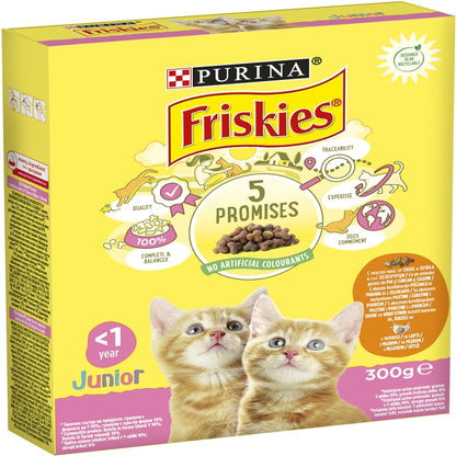 FRISKIES JUNIOR, ukusna kombinacija piletine i puretine, s mlijekom