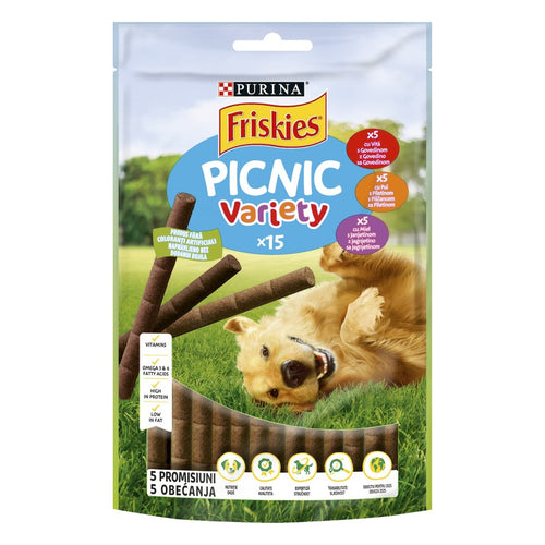 FRISKIES Picnic Variety, s govedinom, piletinom i janjetinom, 126g