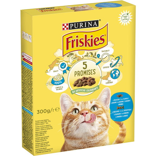 FRISKIES ukusna kombinacija s lososom i povrcem, 300 g