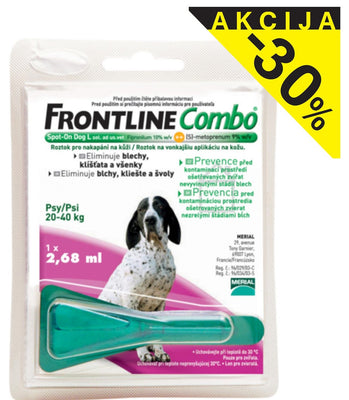FRONTLINE (Boehringer) Combo ampula za pse 20-40kg, 1x2,68ml, - 30% 