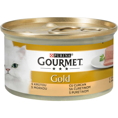 GOURMET Gold s puretinom, mousse, 85g
