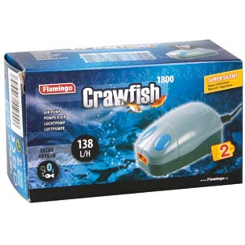 FLAMINGO Pumpa za zrak Crawfish 1800 (138L/h, 2,3 W, 1 izlaz, 30-60L akvarij)