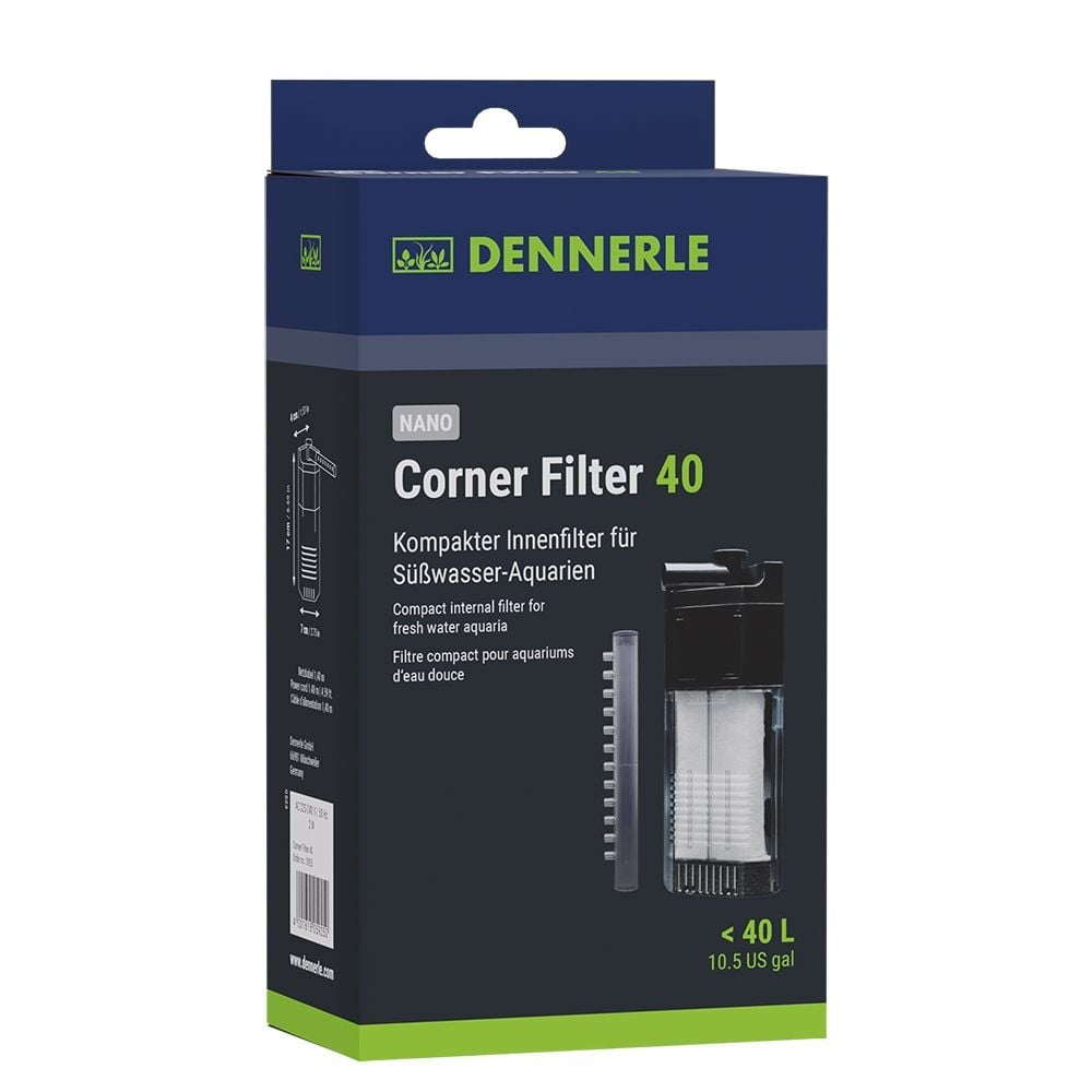 Dennerle kutni unutarnji filter 40, 10-40L, 150l/h, 2W