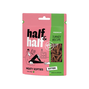 HALF&HALF Meaty Softies KITTEN, s puretinom, poslastica za macice, 50g