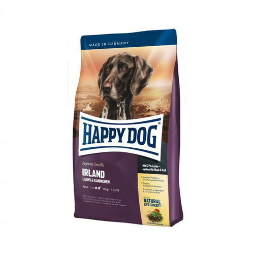 HAPPY DOG SUPREME Sensible Ireland, s lososom i kunicevinom