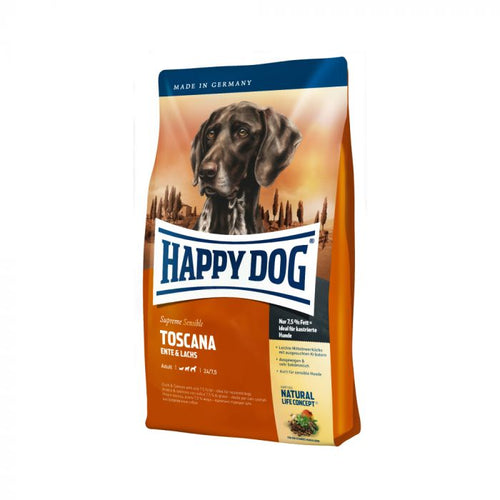 HAPPY DOG SUPREME Sensible Toscana, s pacetinom i lososom