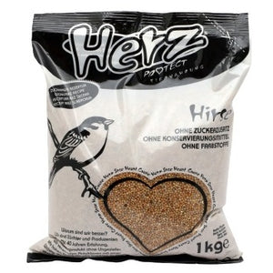HERZ PROTECT Proso, dopunska hrana za ptice, 1kg