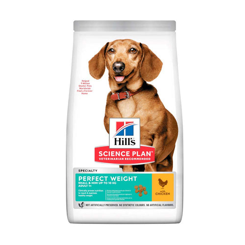 HILL's Canine Perfect Weight Mini s piletinom, 1,5kg