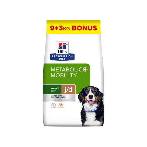HILL's PD Can Metabolic+Mobility, kontrola tj.mase i pokretljivosti, 9+3kg BONUS