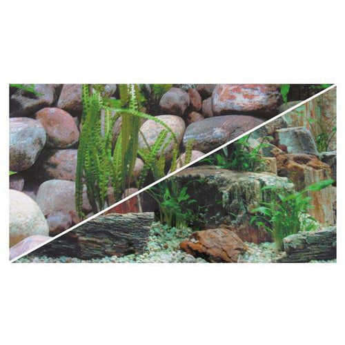 HOBBY DOHSE CLERANCE Pozadina za akvarij Kamen, dvostrana, sirina 50cm, a 1m