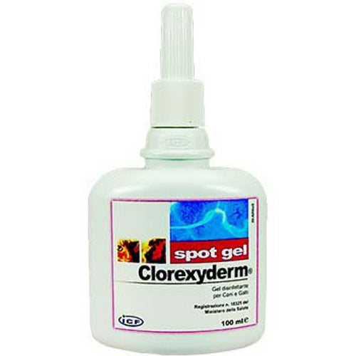 ICF Clorexiderm _CLERANCE spot gel plavi gel za dermatitise i otitise, 100ml