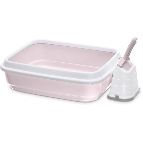 IMAC Duo (WC otvoreni s rubom Jerry + Lopatica Romeo 50x40x14,5 cm) roza