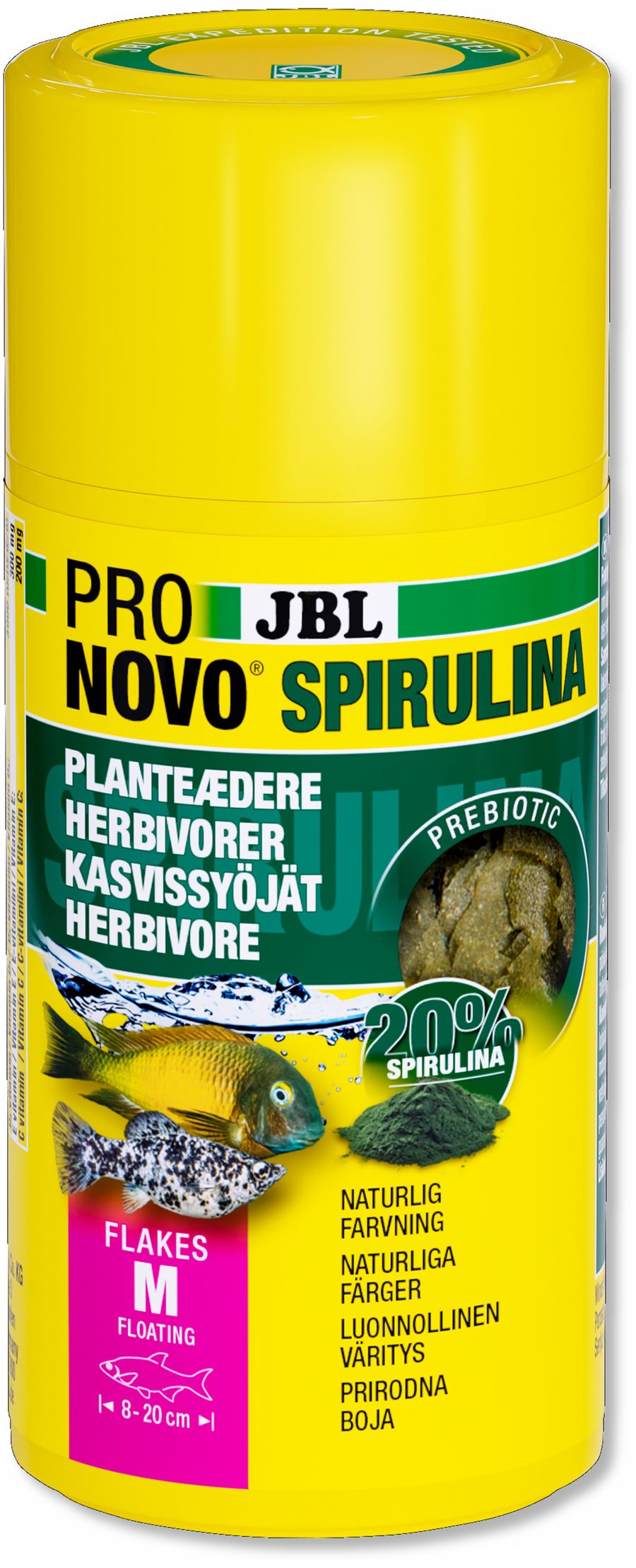 JBL  ProNovo Spirulina  - hrana za biljojedne akvarijske ribice 100ml