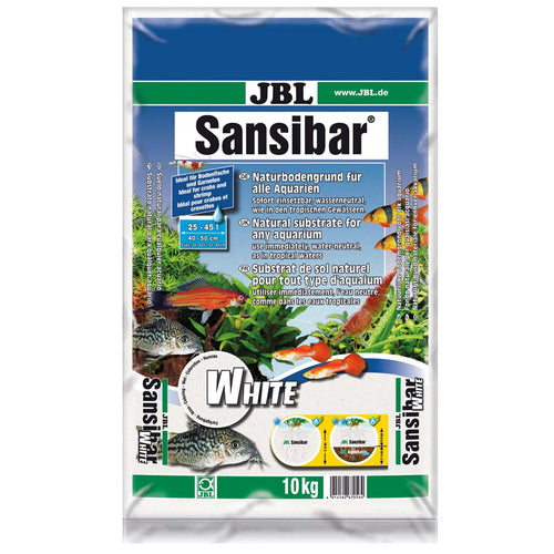 JBL Podloga Sansibar White, pijesak za akvarij sitni bijeli, 0,1-0,4mm