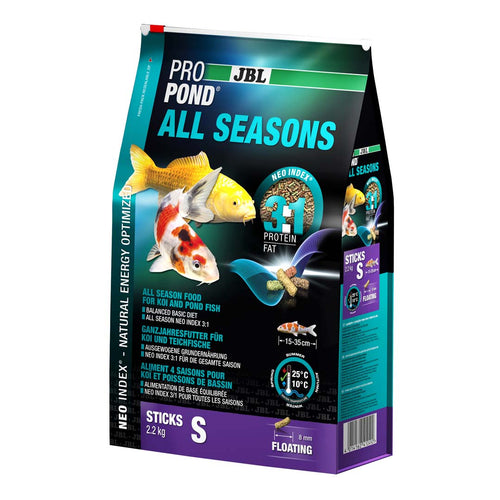 JBL Pro Pond All Seasons S hrana u stapicima za ribe ribnjacima, 2,2kg (12l)