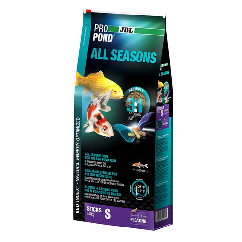 JBL Pro Pond All Seasons S hrana u stapicima za ribe ribnjacima, 5,8kg (32l)