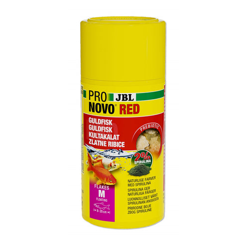 JBL ProNovoRed - osnovna hrana u listicima za zlatne akvarijske ribice 100ml