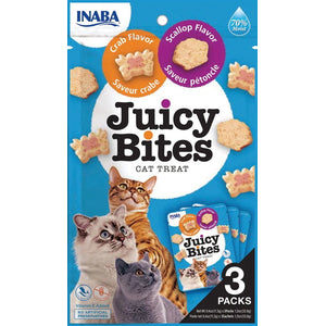 JUICY Bites, medaljoni, piletina s aromom Jakobove kapice i rakova, 3x 11,3g