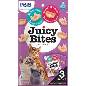 JUICY Bites, medaljoni, piletina s aromom racica i morskih plodova, 3x 11,3g
