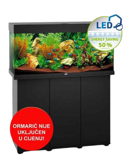 JUWEL Akvarij Rio 180 LED, 101x41x50cm, 180 L, crni