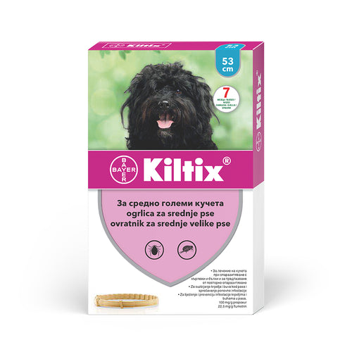 KILTIX (Elanco) ogrlica za pse protiv buha i krpelja Medium 48-53cm  