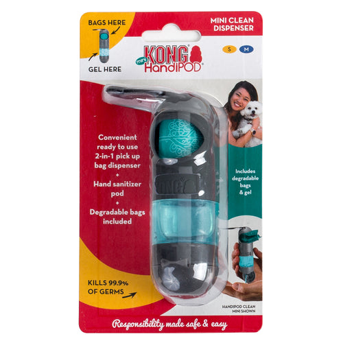 KONG HandiPOD MINI Clean Dispenzer za vrecice za izmet, s gelom za dezinfekciju