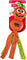 KONG igračka za pse Halloween Wubba Ballistic Pumpkin L, 40x8,5x8,5 cm