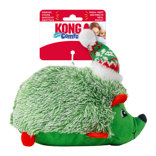 KONG igracka za pse Holiday Comfort HedgeHug Assorted M, 12x20x8cm