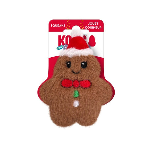 KONG Igracka za pse Holiday Mini Gingerbread XS, zvucna, 13,3x10,16x3,8cm