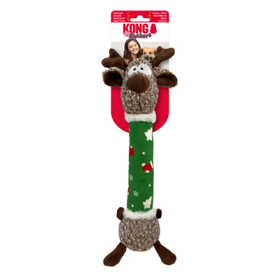 KONG Igracka za pse Holiday Shakers Luvs Reindeer M, 39,37x7,01x11,43cm
