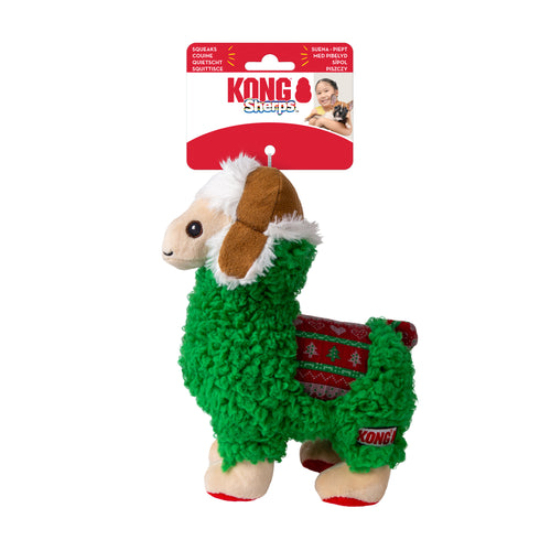 KONG igracka za pse Holiday Sherps Llama M, 21x18x7cm