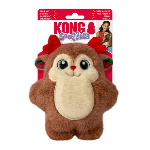 KONG igracka za pse Holiday Snuzzles Reindeer S, 17x14x3cm