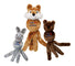 KONG Igračka za pse Wubba Friend, Small, 27,94x6,35x7,62cm, razne životinje