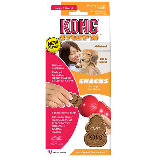 KONG Snacks, poslastica za pse, sa svinjetinom i aromom slanine, L, 312g