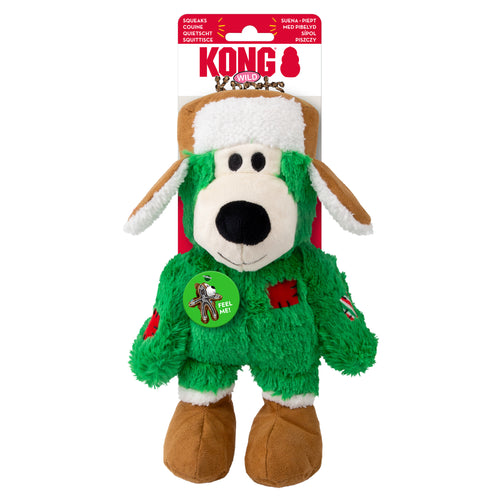 KONG igracka za pse Holiday Wild Knots Bear Assorted M/L, 25,4x22,8x7cm