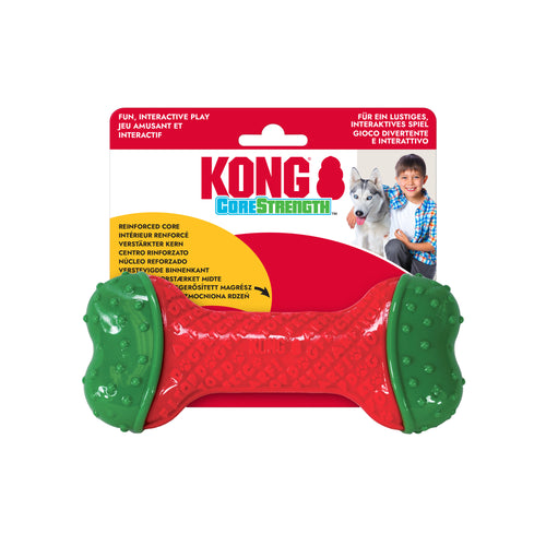 KONG igracka za pse Holiday CoreStrength Bone M/L, 7,6x18x4cm
