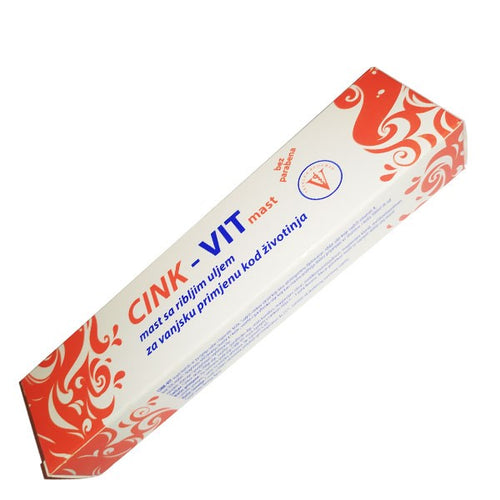 LEK Cinkova vitaminska mast s ribljim uljem, 50g