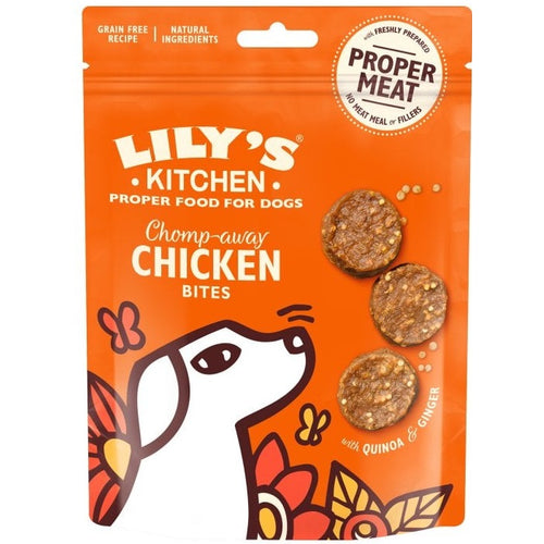 LILY'S KITCHEN Chomp-Away, piletina s kvinojom i đumbirom, bez zitarica, 70g