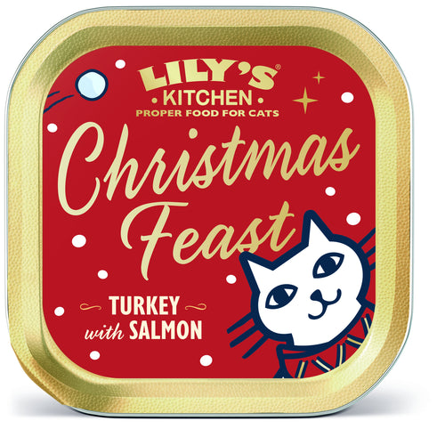 LILY'S KITCHEN Christmas Pate, s puretinom i lososom, 85g