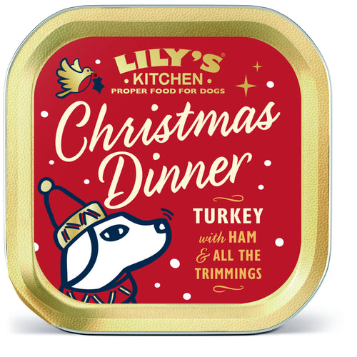 LILY'S KITCHEN Christmas Turkey and Ham,s puretinom i sunkom, 150g