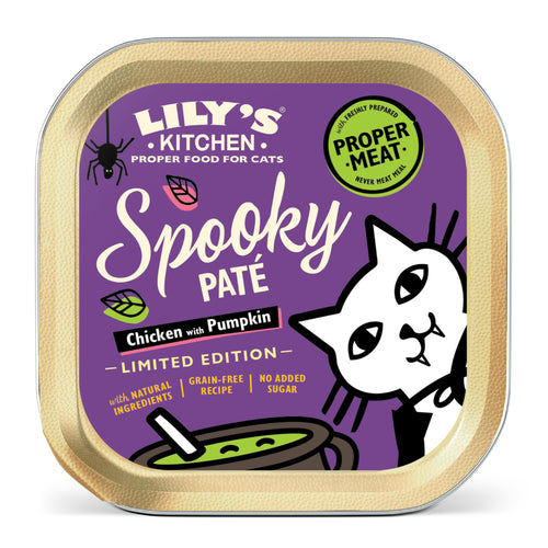 LILY'S KITCHEN Halloween Edition Dinner, s piletinom, 85g