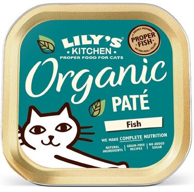 LILY'S KITCHEN Organic Pate Fish, bez zitarica, 85g
