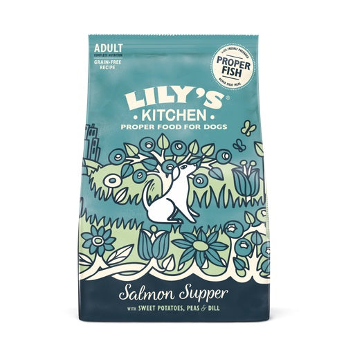 LILY'S KITCHEN Salmon Supper, losos s batatom, graskom i koprom, bez zitarica
