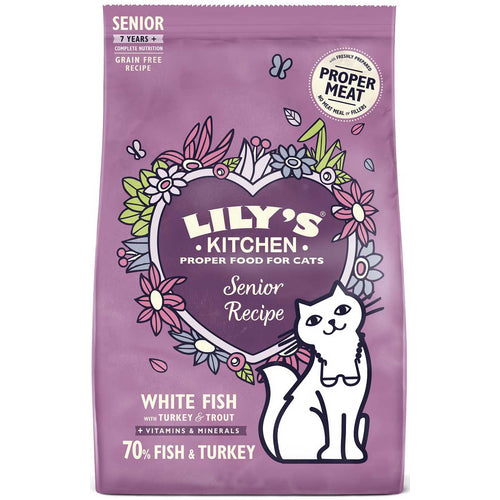 LILY'S KITCHEN SENIOR Recipe, riba i puretina s pastrvom, bez zitarica, 800g