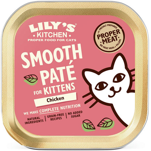 LILY'S KITCHEN Smooth Pate KITTEN, piletina, bez zitarica,  85g