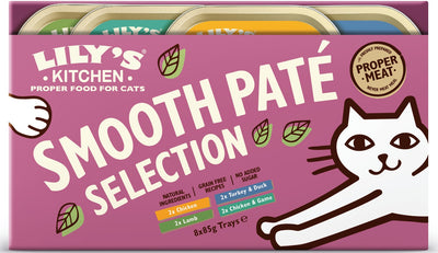 LILY'S KITCHEN Smooth Pate Selection, pastete, 8x85g