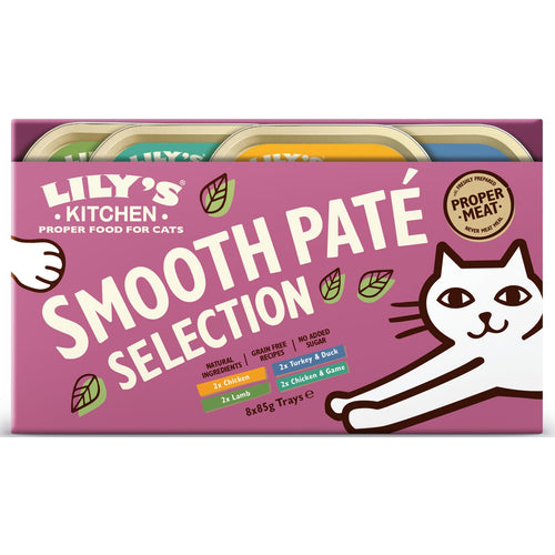 LILY'S KITCHEN Smooth Pate Selection, pastete, 8x85g