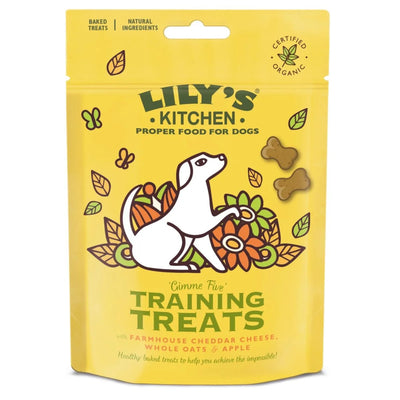 LILY'S KITCHEN Training treats Organic, zob s cheddar sirom i jabukom, 80g