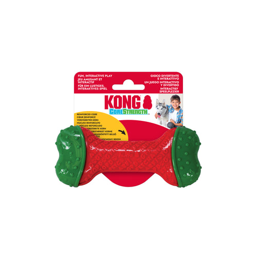 KONG igracka za pse Holiday CoreStr Bone S/M, 6x14x5cm